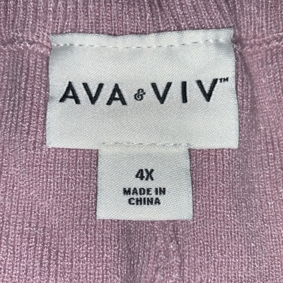 (4X)- Ava & Viv Women's Plus Size Pull-On Pants Joggers‎ - Picture 5 of 11